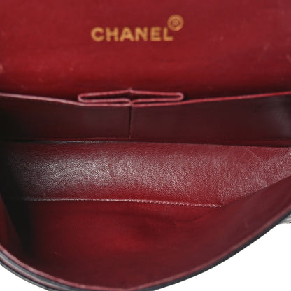 Chanel Lambskin Quilted Medium Double Flap Black 6 of 9