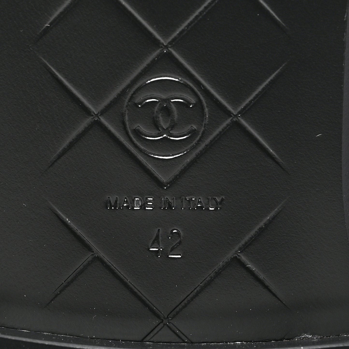 Lambskin Quilted CC Turnlock Loafers 42 Black