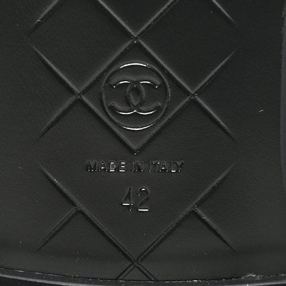 Chanel Lambskin Quilted CC Turnlock Loafers 42 Black 8 of 9