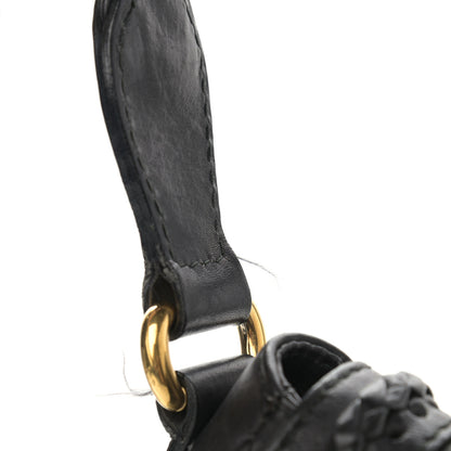 Gucci Calfskin Handmade Medium Flap Shoulder Bag Black 13 of 13