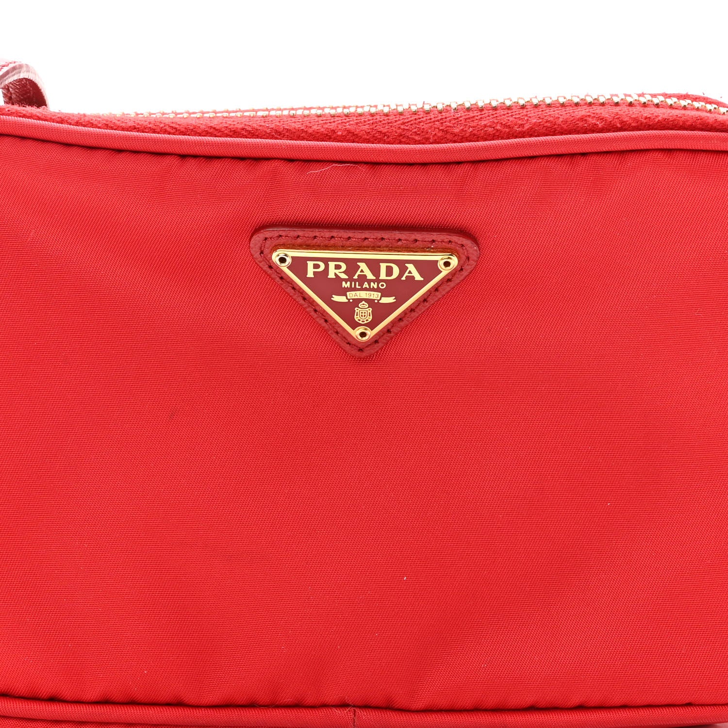 Prada Tessuto Nylon Mini Camera Crossbody Rosso 7 of 10