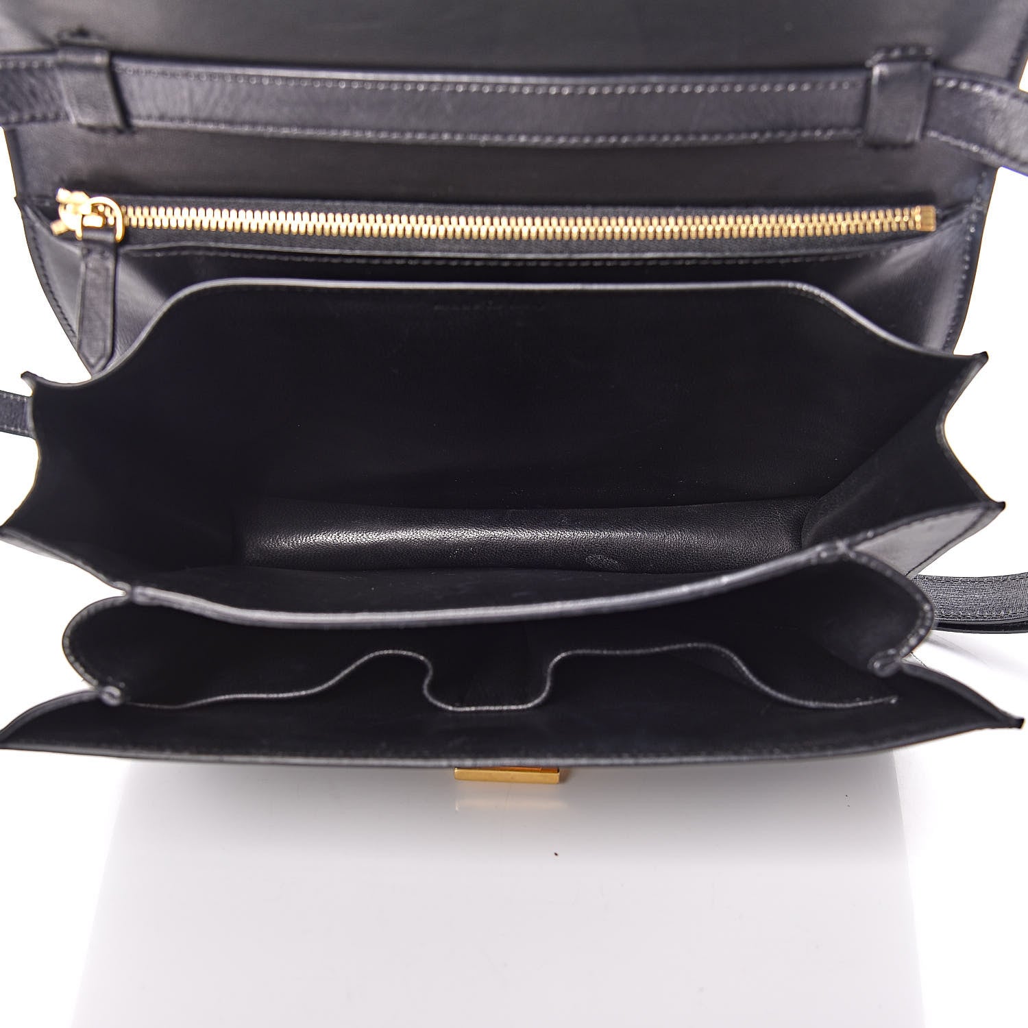 Celine Box Calfskin Medium Classic Box Flap Bag Black 7 of 18