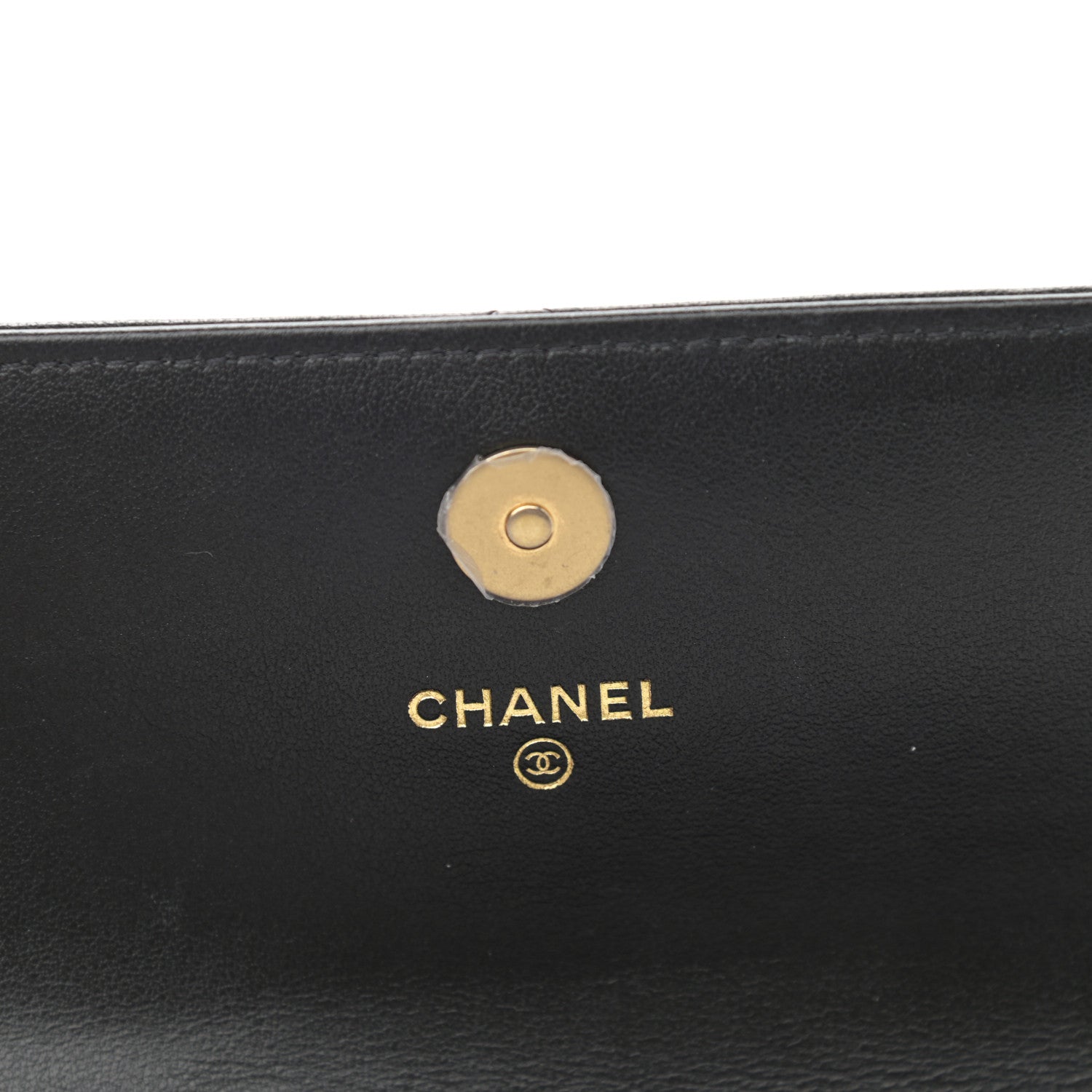 Chanel Lambskin Quilted Chanel 19 Flap Clutch Black 6 of 9