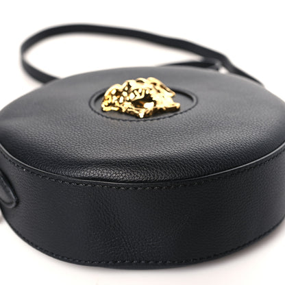 Versace Calfskin La Medusa Round Camera Bag Black 7 of 8