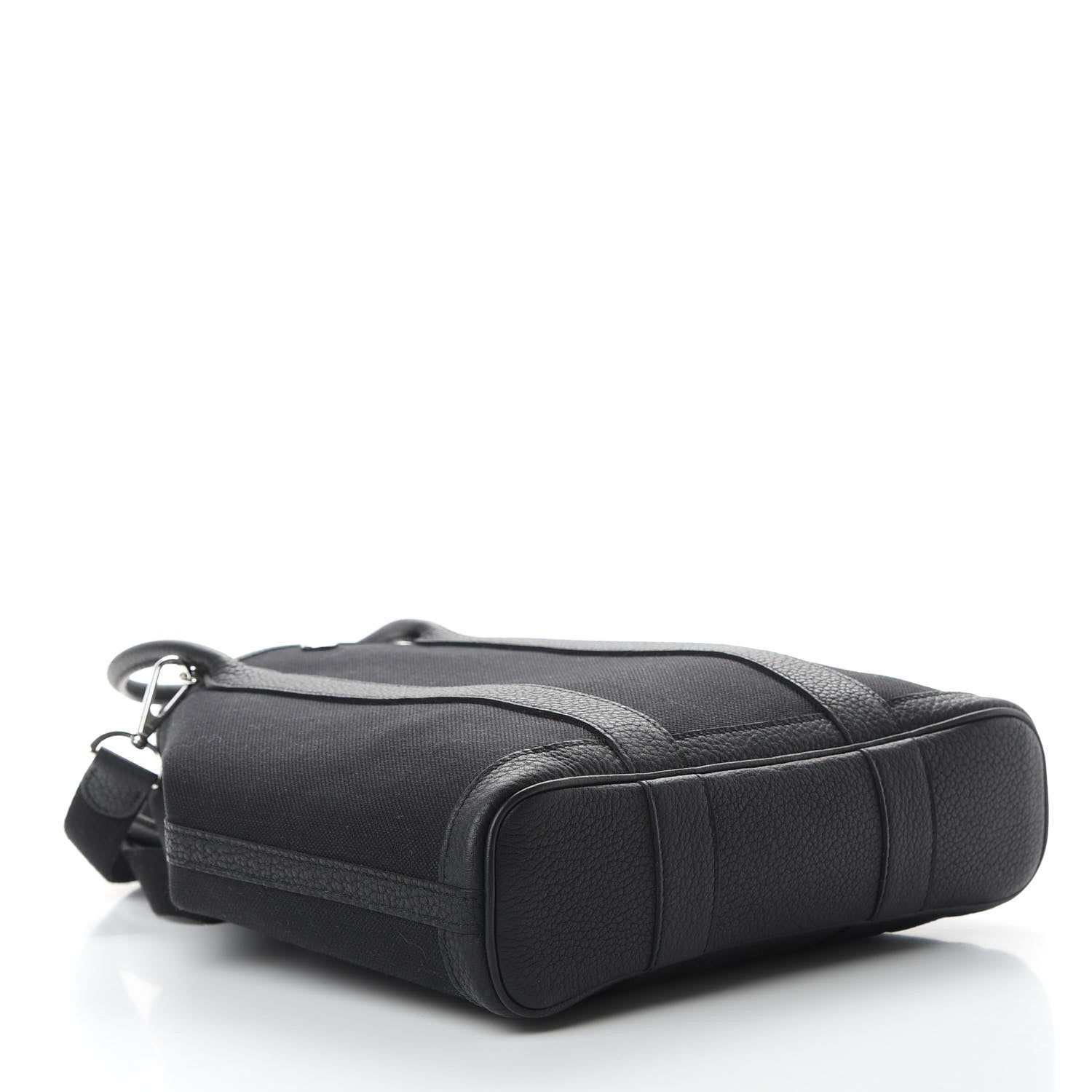 Hermes Toile Militaire Negonda Garden File PM Black 5 of 11