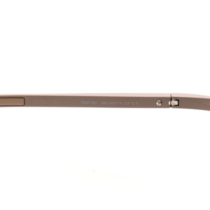 Fendi Acetate Matte Crystal 62MM Cat Eye FE40176U Sunglasses Light Brown 5 of 7