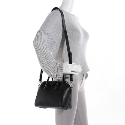 Givenchy Sugar Goatskin Mini Antigona Black 2 of 9