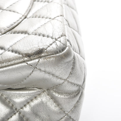 Chanel Metallic Aged Calfskin Quilted 2.55 Reissue 226 Flap Silver 9 of 11