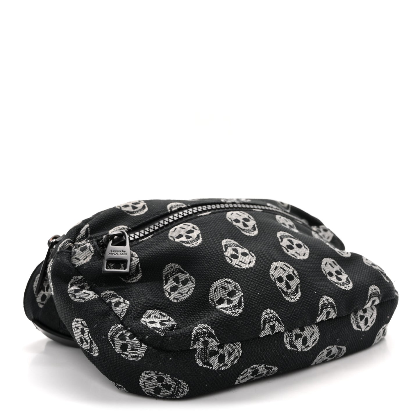 Jacquard Skull Belt Bag Black White