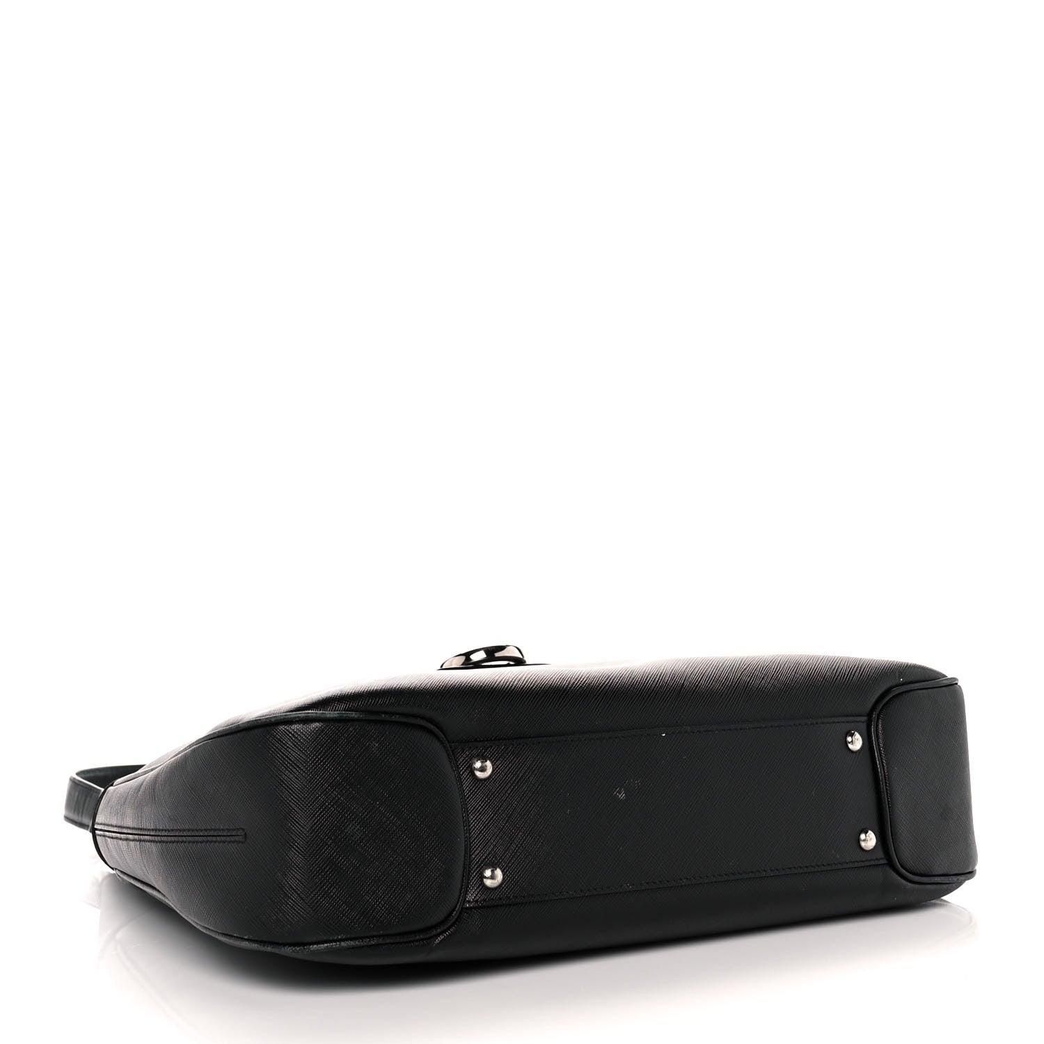 Salvatore Ferragamo Saffiano Hobo Black 3 of 8