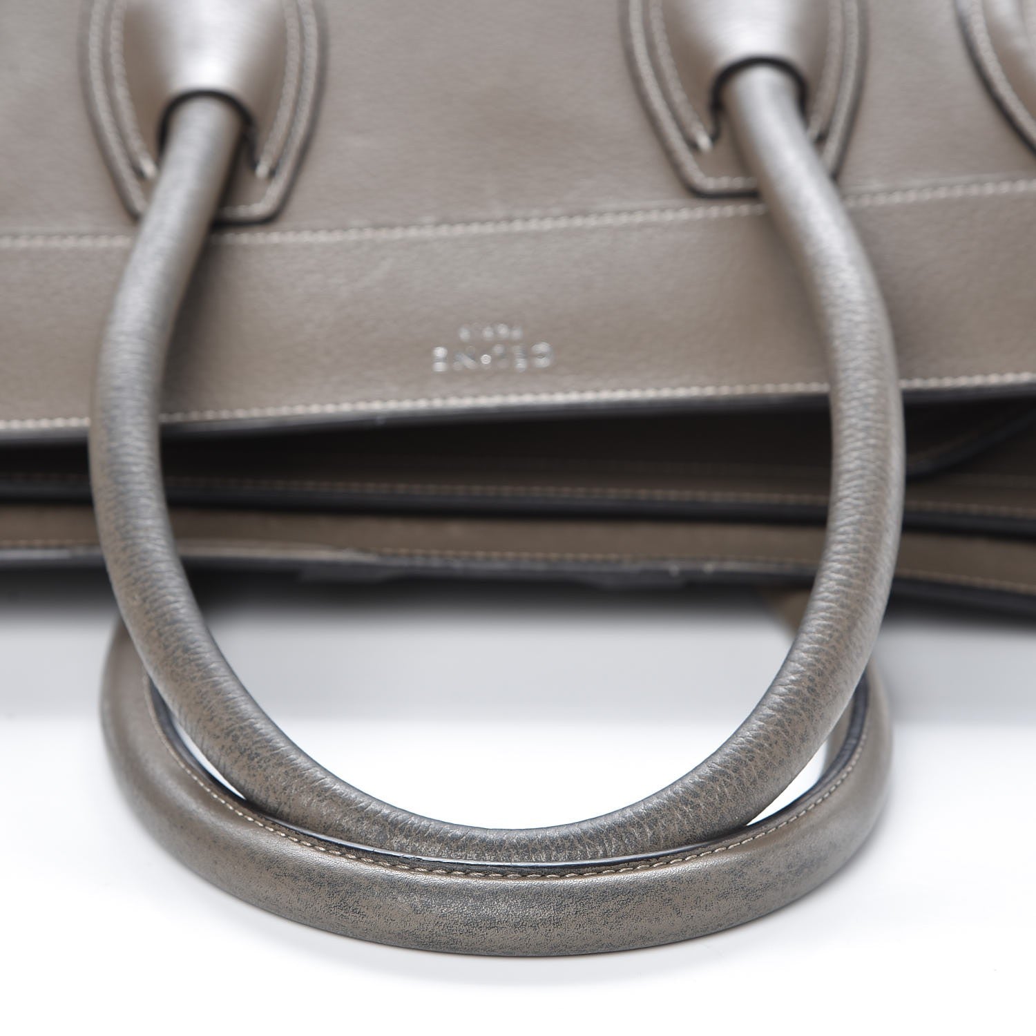 Celine Drummed Calfskin Mini Luggage Souris 25 of 26