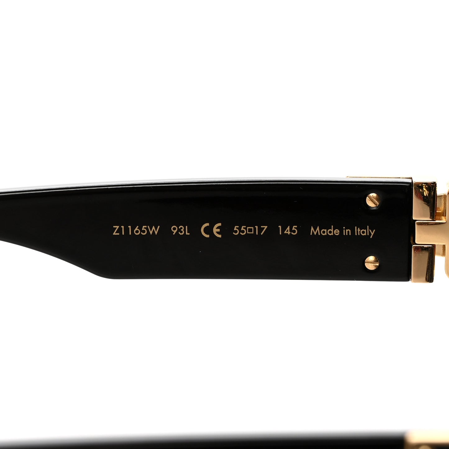 Acetate 1.1 Millionaires Sunglasses Z1165W Black