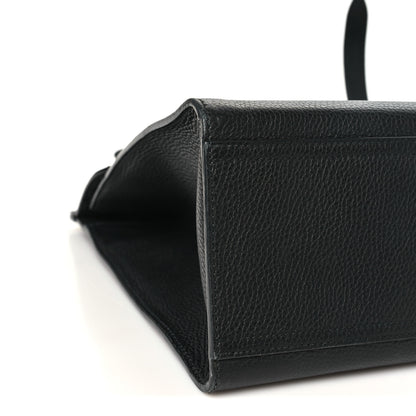 Gucci Calfskin Medium GG Marmont Top Handle Bag Black 9 of 11