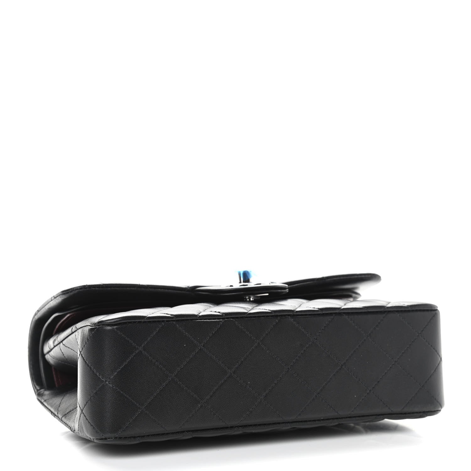 Chanel Lambskin Quilted Small Double Flap Black 3 of 14