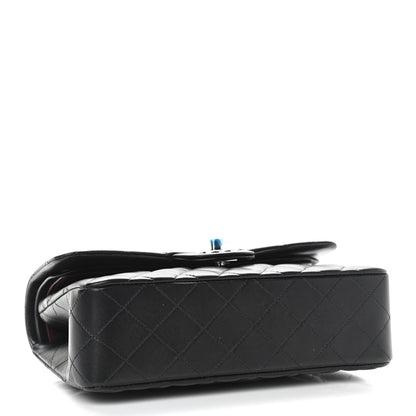 Chanel Lambskin Quilted Small Double Flap Black 3 of 14