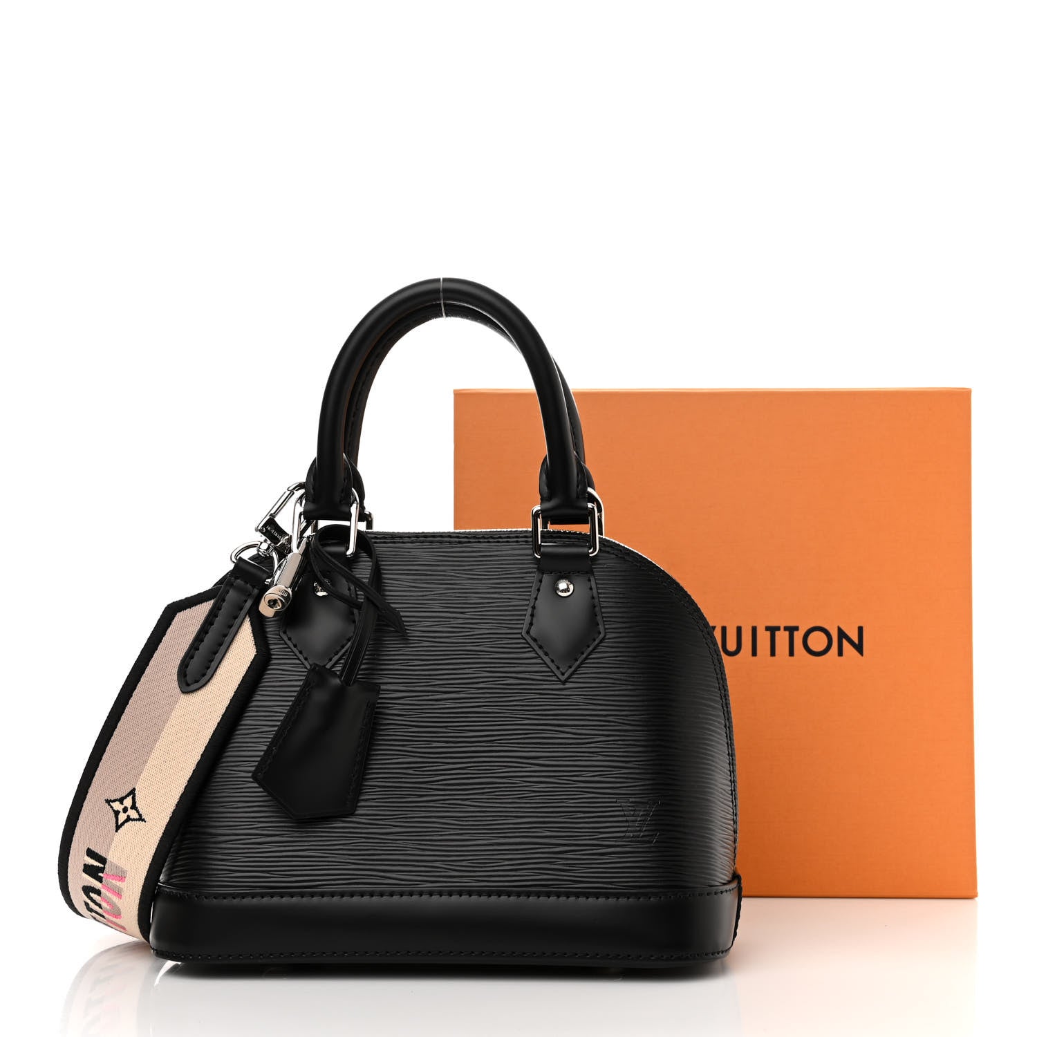 Louis Vuitton Epi Jacquard Alma BB Black 10 of 10