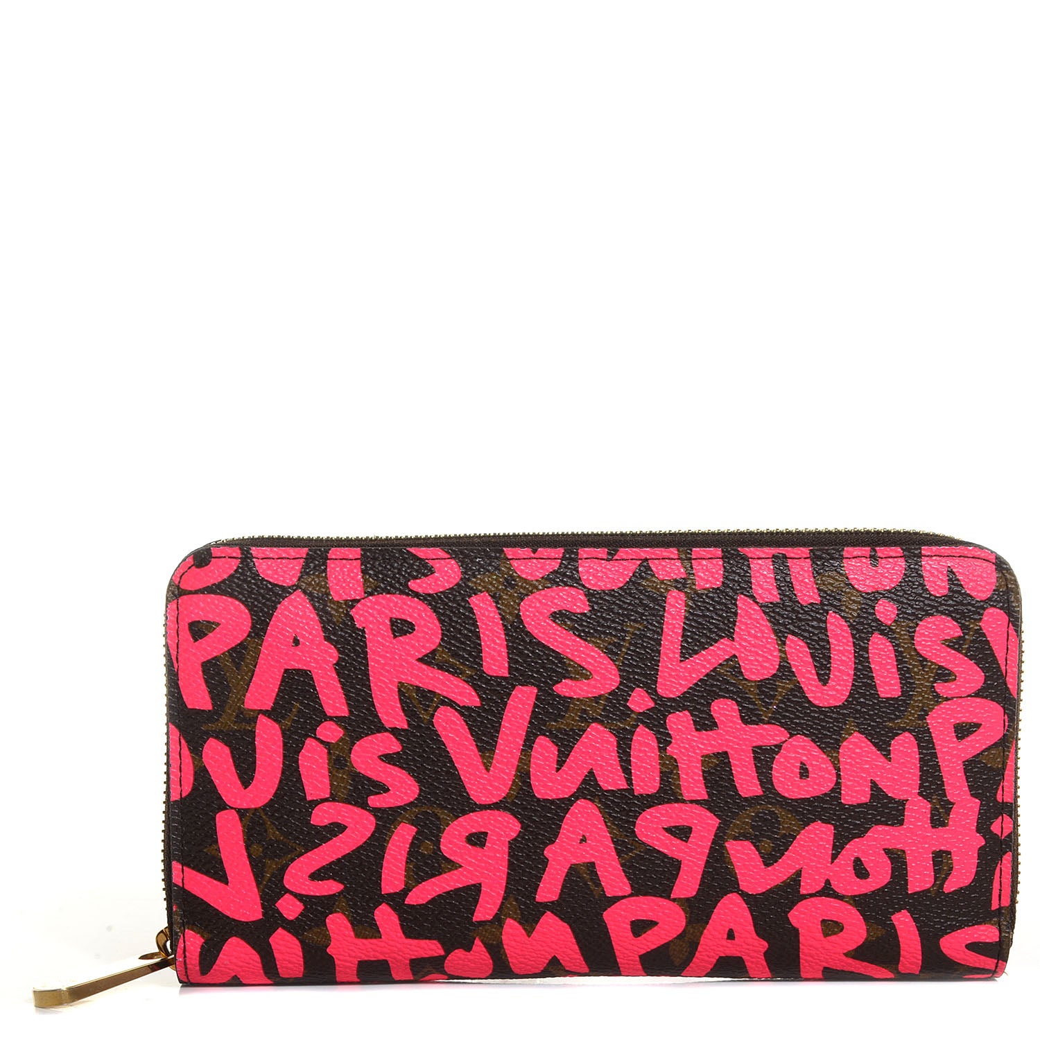 Louis Vuitton Monogram Graffiti Zippy Wallet Fuchsia 1 of 7