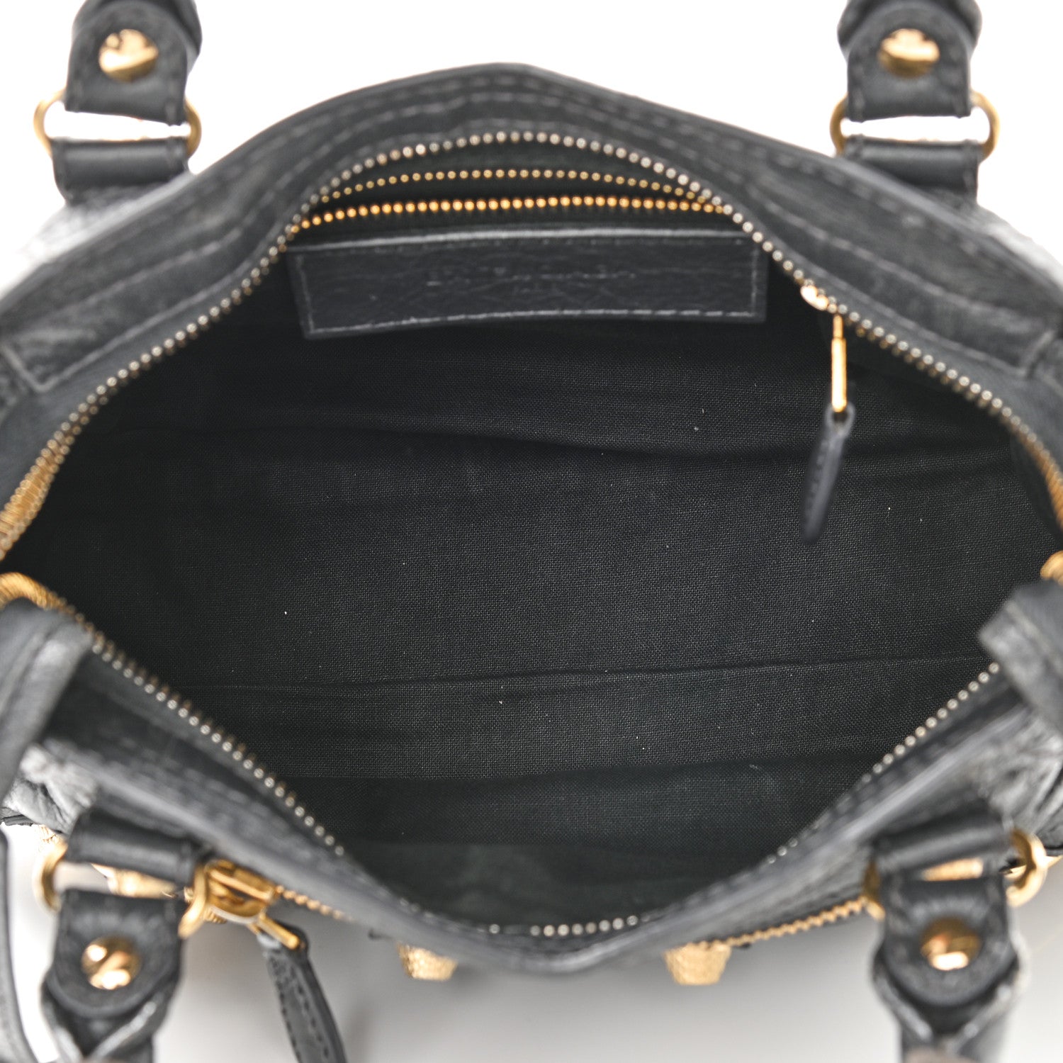 Balenciaga Agneau Giant 12 Gold Hardware Mini City Gris Fossile 5 of 20