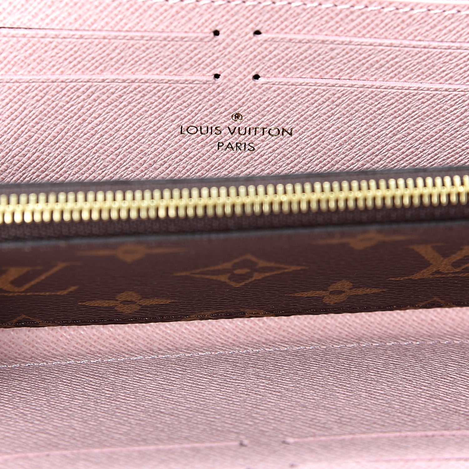 Louis Vuitton Monogram Clemence Wallet Rose Ballerine 5 of 9