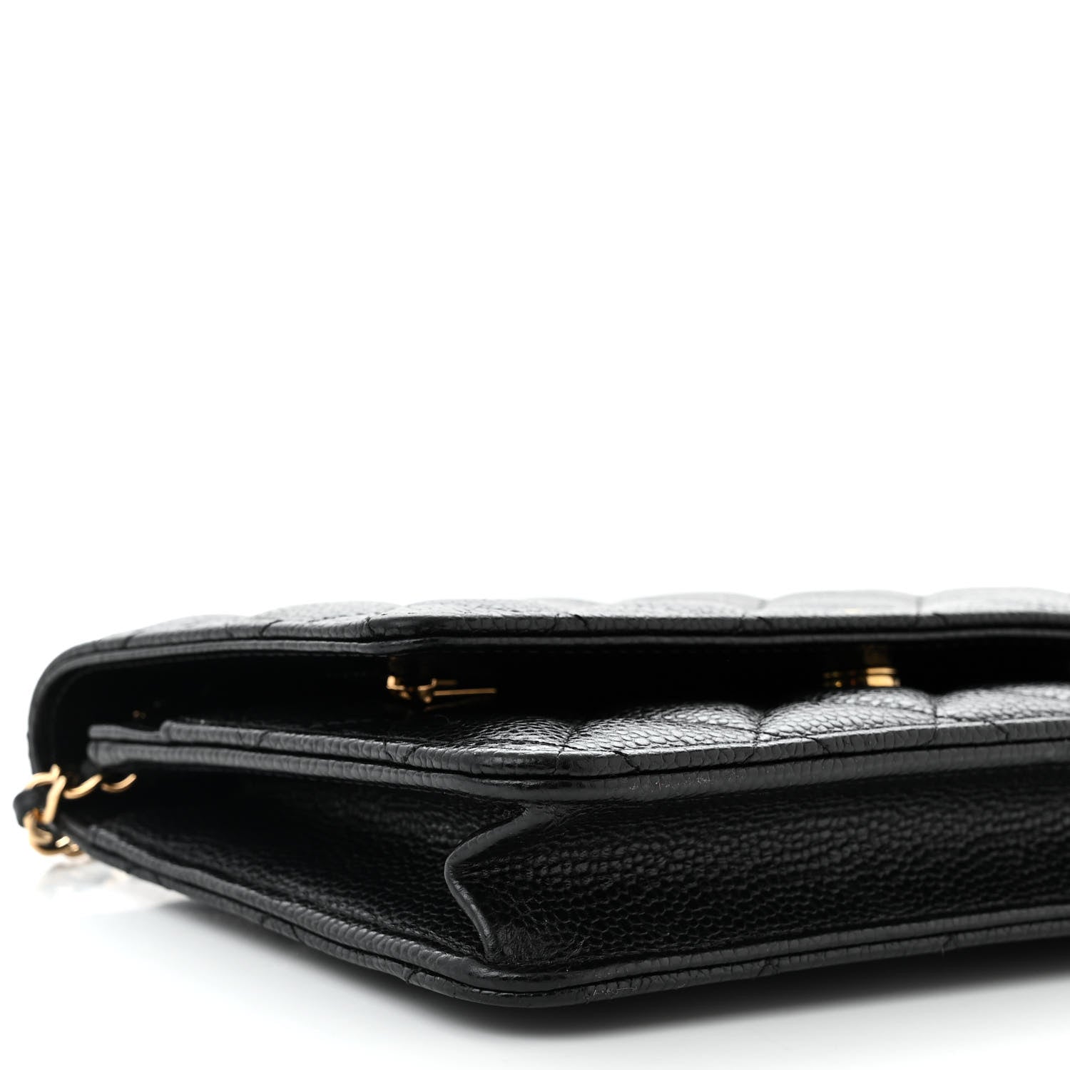 Chanel Caviar Quilted Wallet on Chain WOC Black 10 of 12