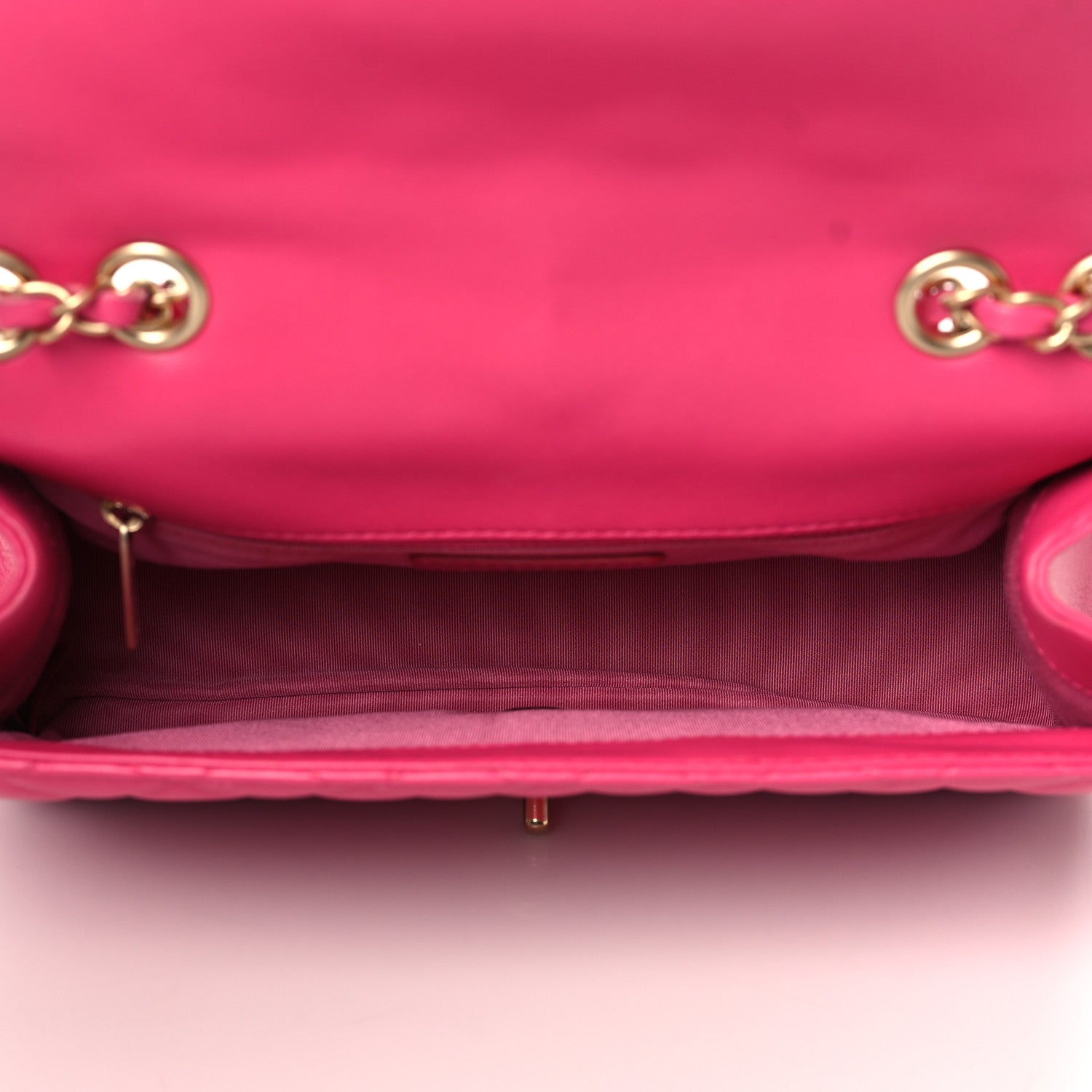 Chanel Lambskin Quilted Medium Mademoiselle Chic Flap Pink 5 of 12
