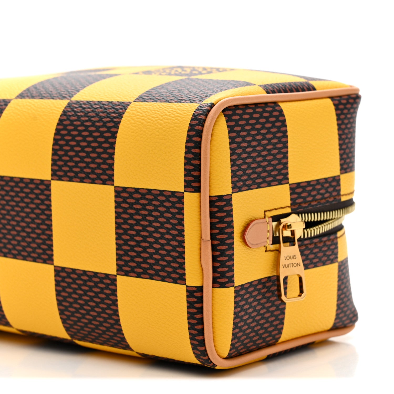Louis Vuitton Damier Pop Dopp Kit Toilet Pouch Jaune Mat 9 of 9