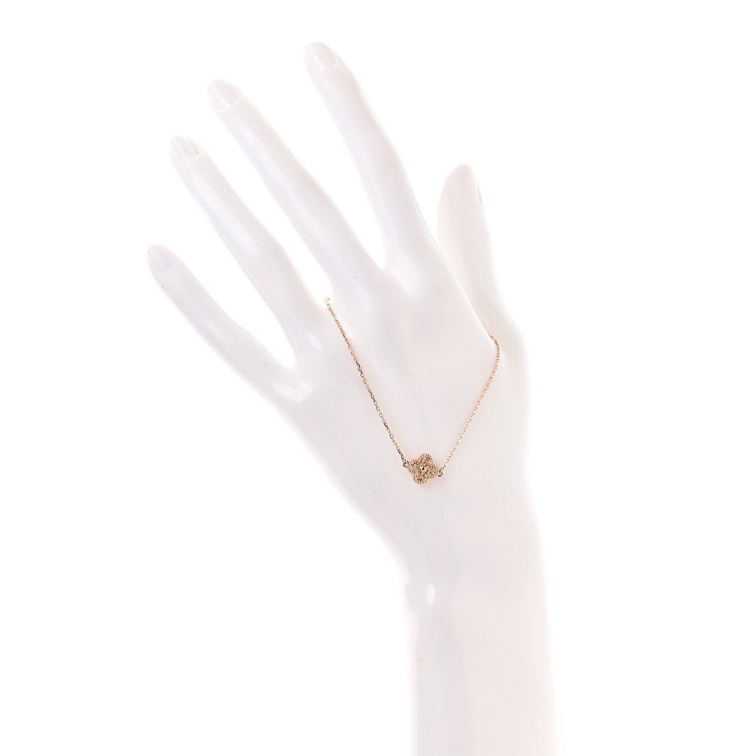 Van Cleef & Arpels 18K Rose Gold Sweet Alhambra Bracelet 2 of 7