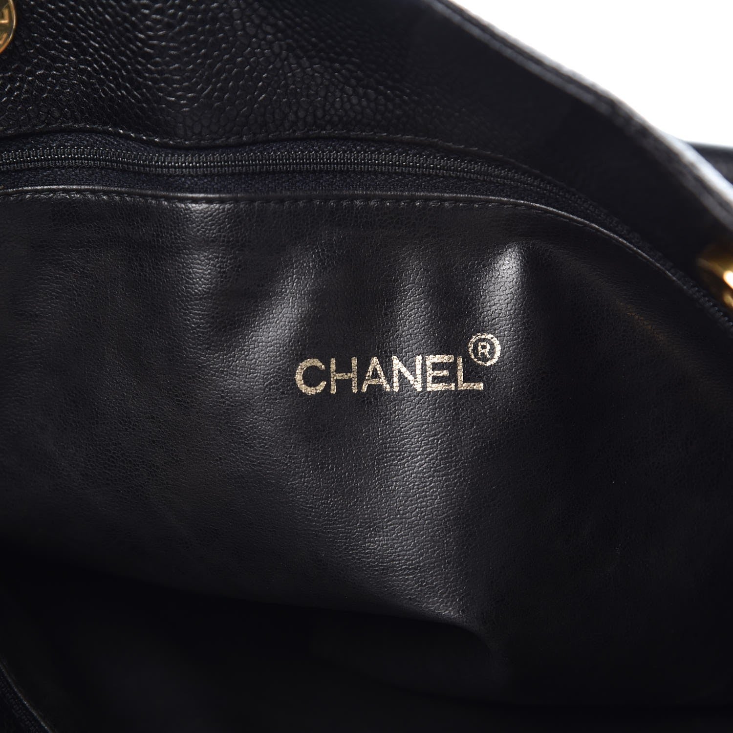 Chanel Caviar CC Tote Black 6 of 10