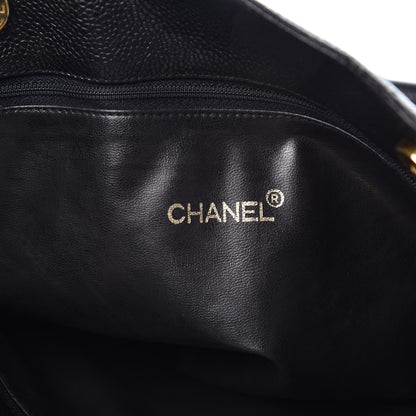 Chanel Caviar CC Tote Black 6 of 10