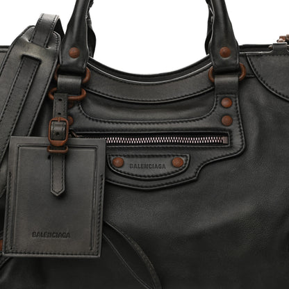 Balenciaga Used Calfskin Rust Hardware Neo Classic City Black 7 of 17
