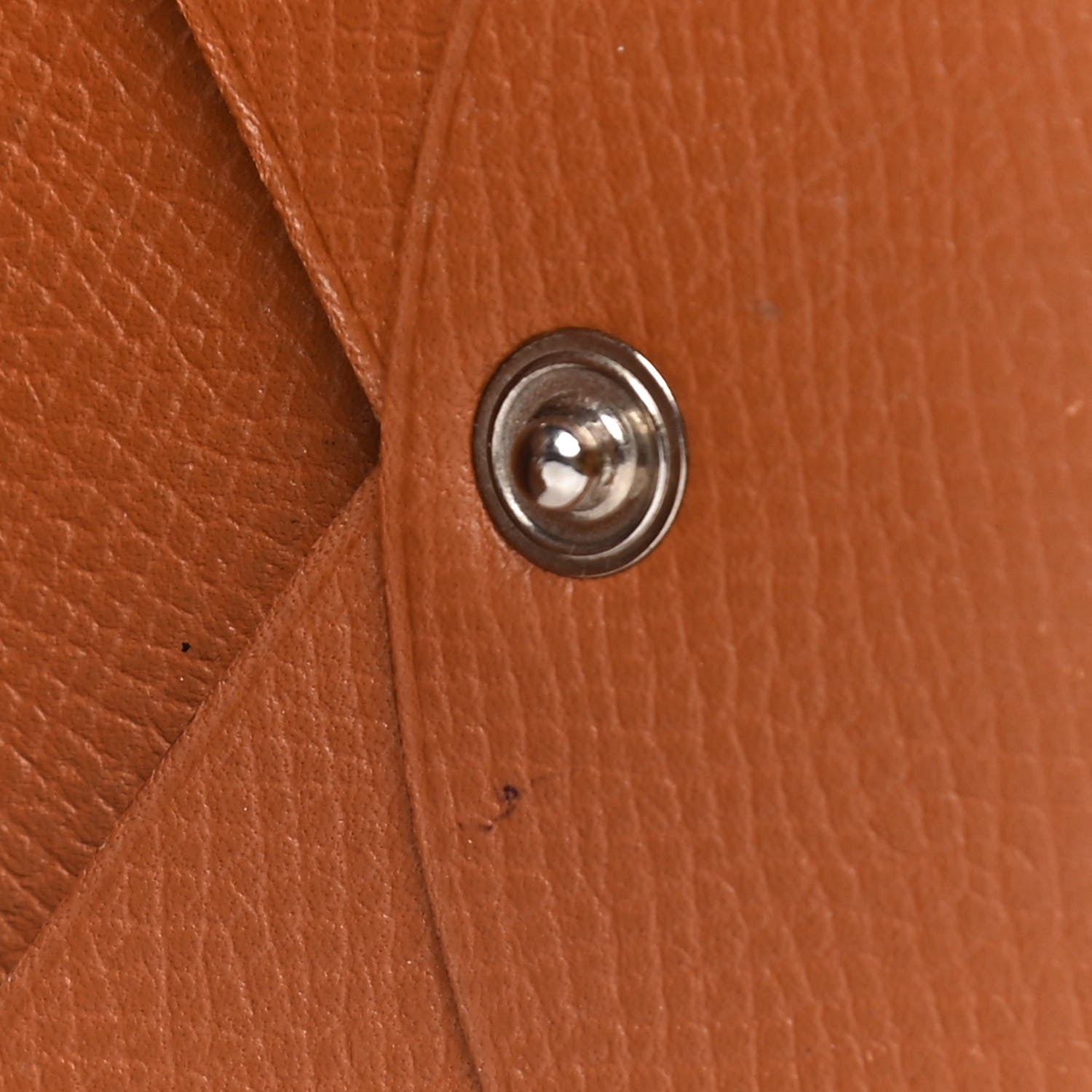 Hermes Epsom Calvi Card Case Gold 7 of 8