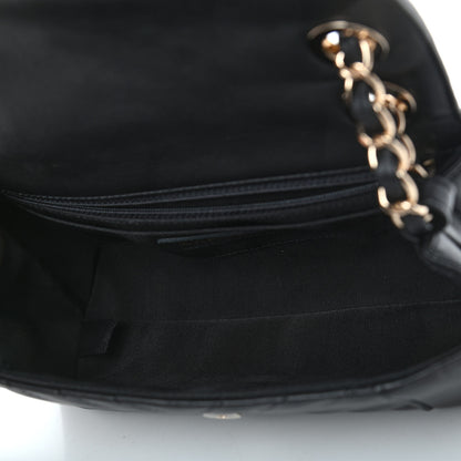 Chanel Calfskin Quilted Medium Daily Chevron Flap Black 4 of 4