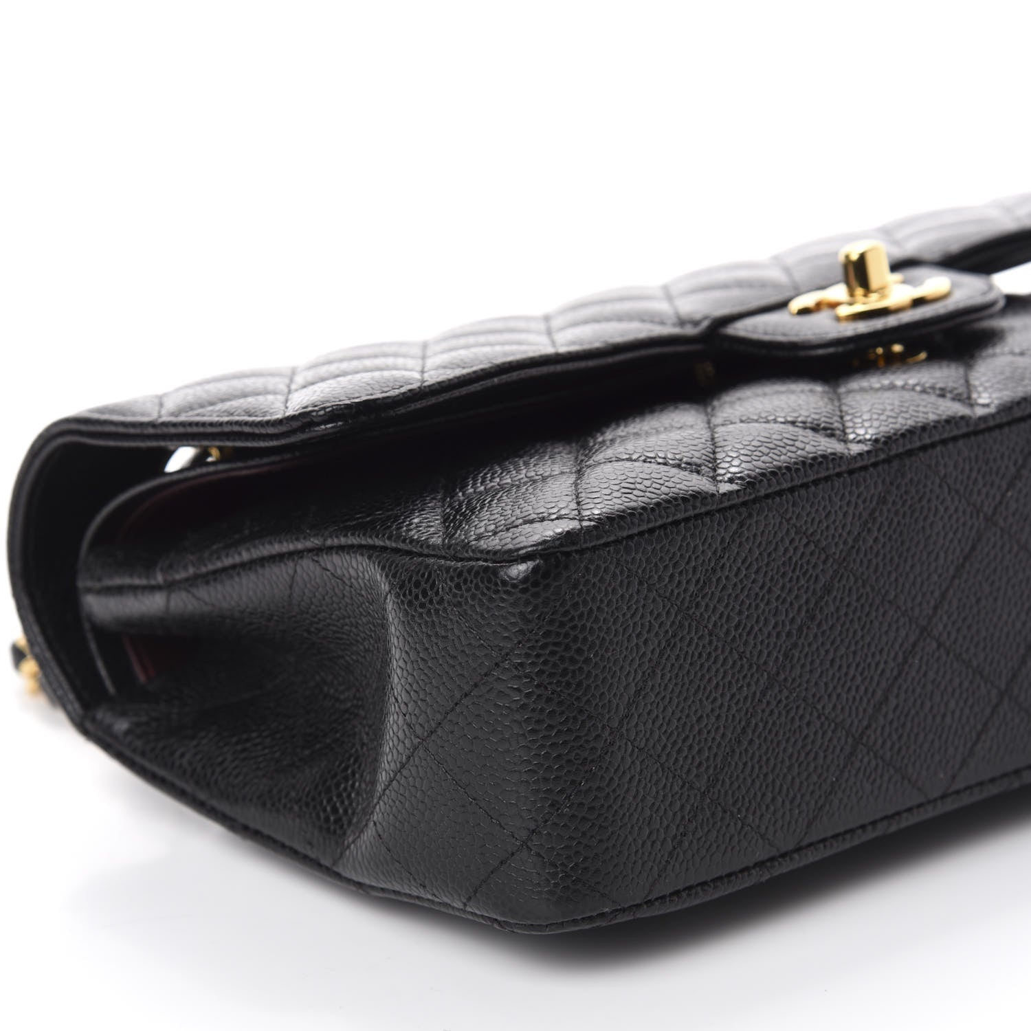 Chanel Caviar Quilted Medium Double Flap Black 6 of 11