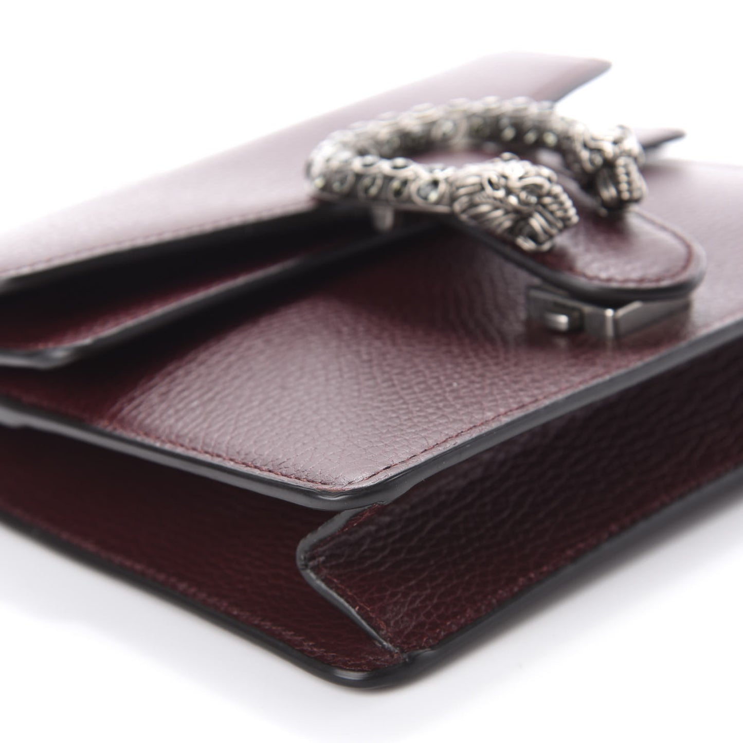 Dollar Calfskin Crystal Mini Dionysus Shoulder Bag Vintage Bordeaux