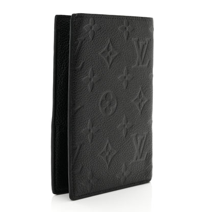 Louis Vuitton Empreinte Monogram Passport Cover Black 3 of 8