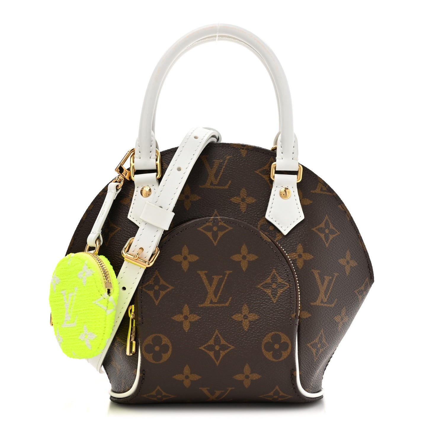 Monogram LV Match Ellipse BB White