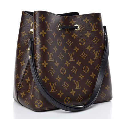 Louis Vuitton Monogram Neonoe MM Black 3 of 11