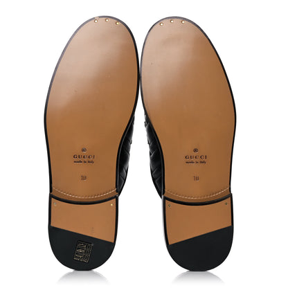 Gucci Nappa Matelasse Mens GG Marmont Slippers 10 Black 5 of 11