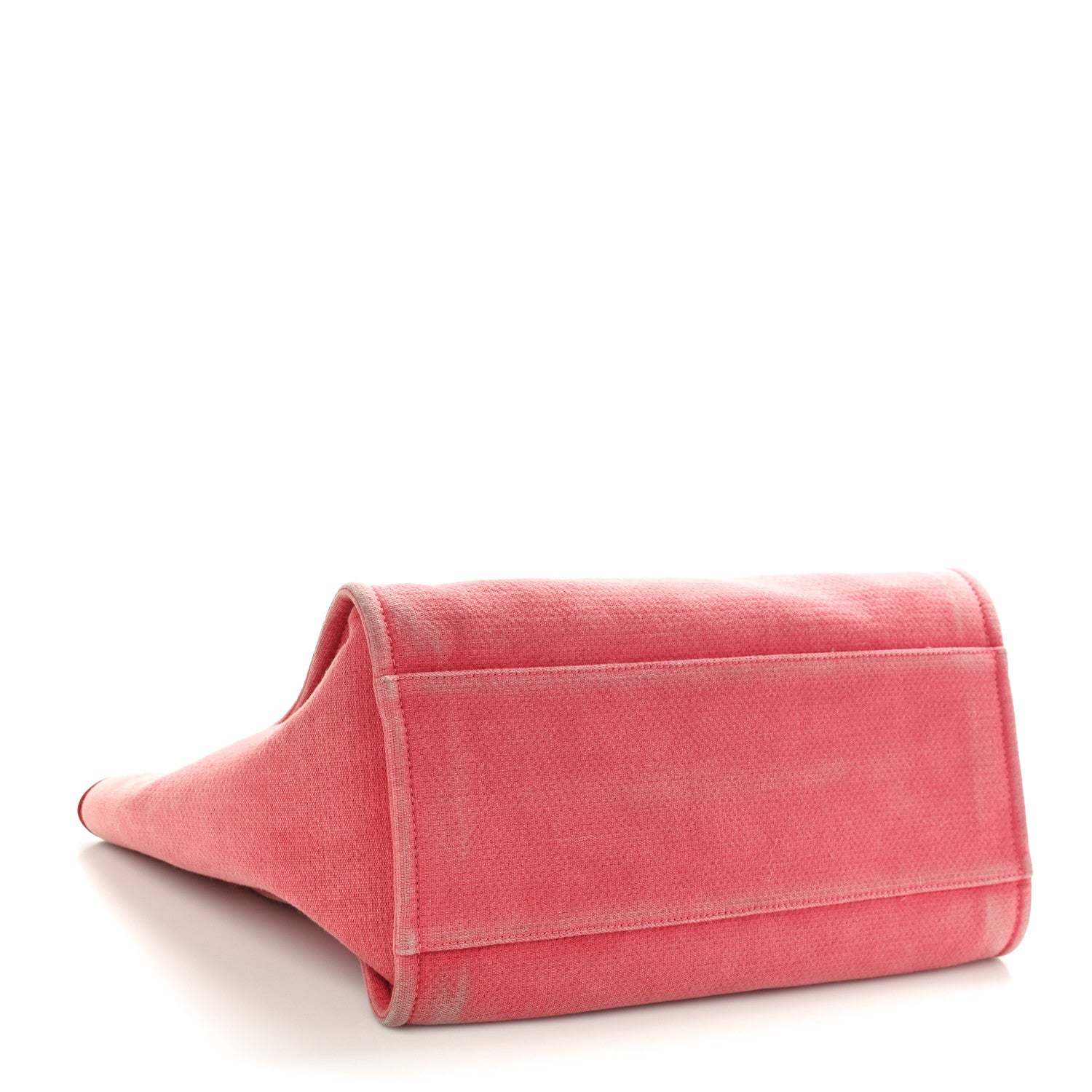 Chanel Canvas Large Deauville Tote Red 4 of 11