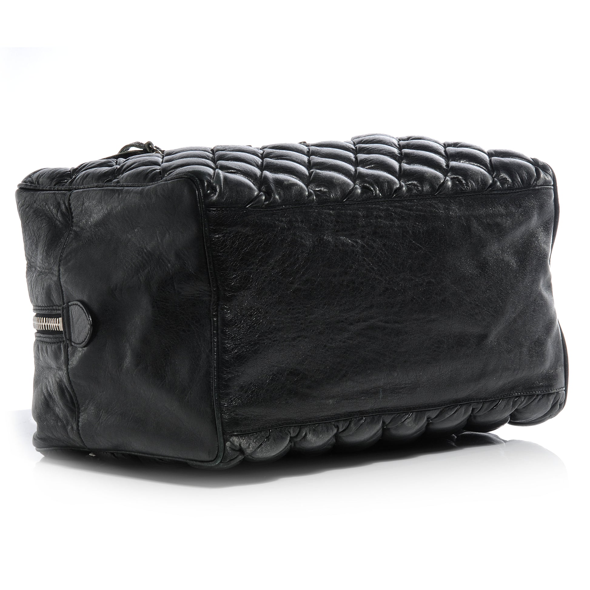 Balenciaga Chevre Quilted Matelasse MM Black 4 of 7