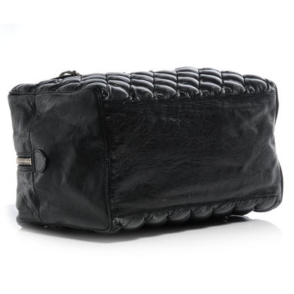 Balenciaga Chevre Quilted Matelasse MM Black 4 of 7