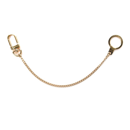 Louis Vuitton Metal Pochette Extender Key Ring Chain Gold 1 of 3