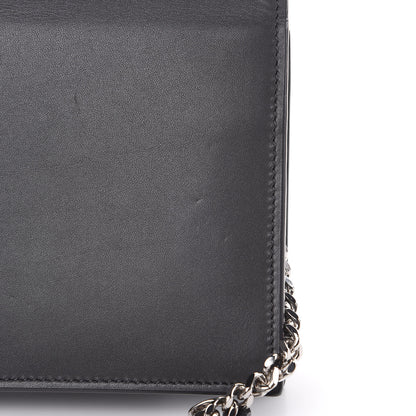 Saint Laurent Smooth Calfskin Classic Monogram Kate Tassel Chain Wallet Asphalt 11 of 13