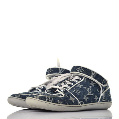 Louis Vuitton Monogram Denim Acapulco Sneakers 37 Blue 3 of 9