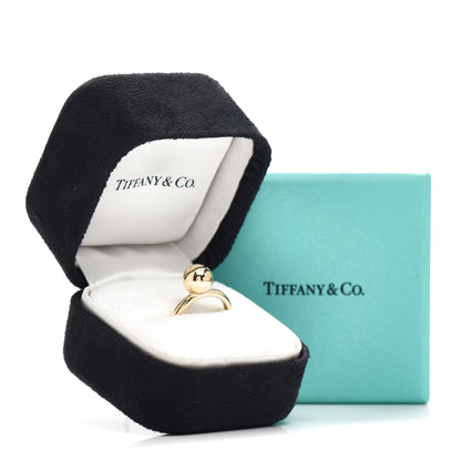 Tiffany 18K Yellow Gold 8mm HardWear Ball Ring 49 5 5 of 5