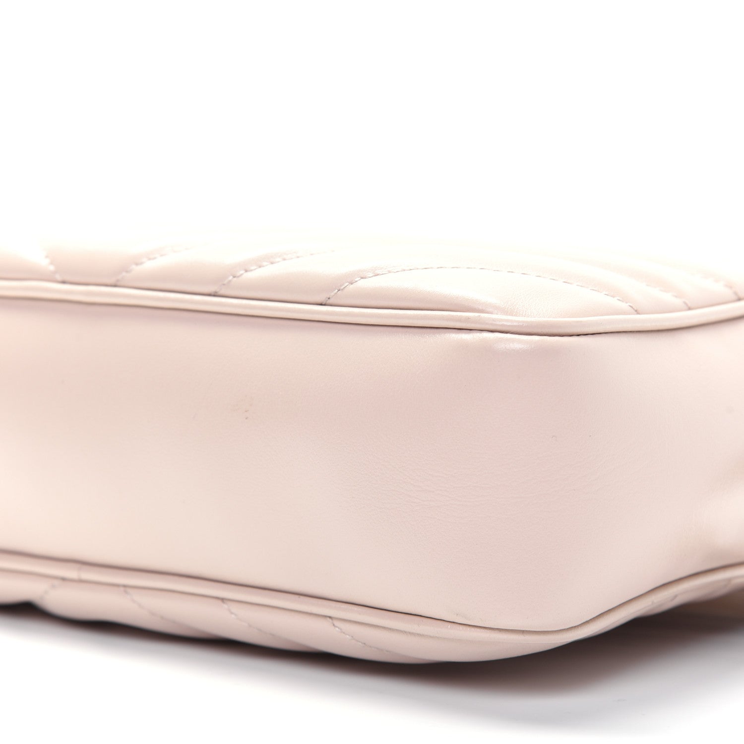 Saint Laurent Calfskin Matelasse Monogram Lou Camera Bag Washed Light Pink 7 of 20