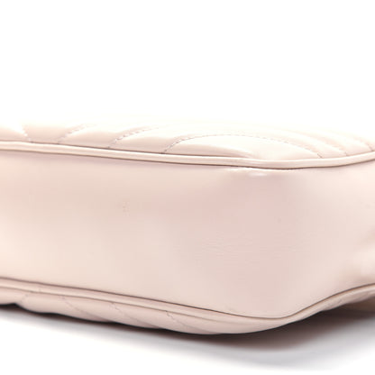 Saint Laurent Calfskin Matelasse Monogram Lou Camera Bag Washed Light Pink 7 of 20