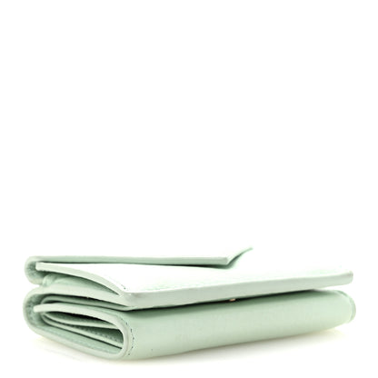 Balenciaga Smooth Calfskin Mini Papier Wallet Light Mint 4 of 9