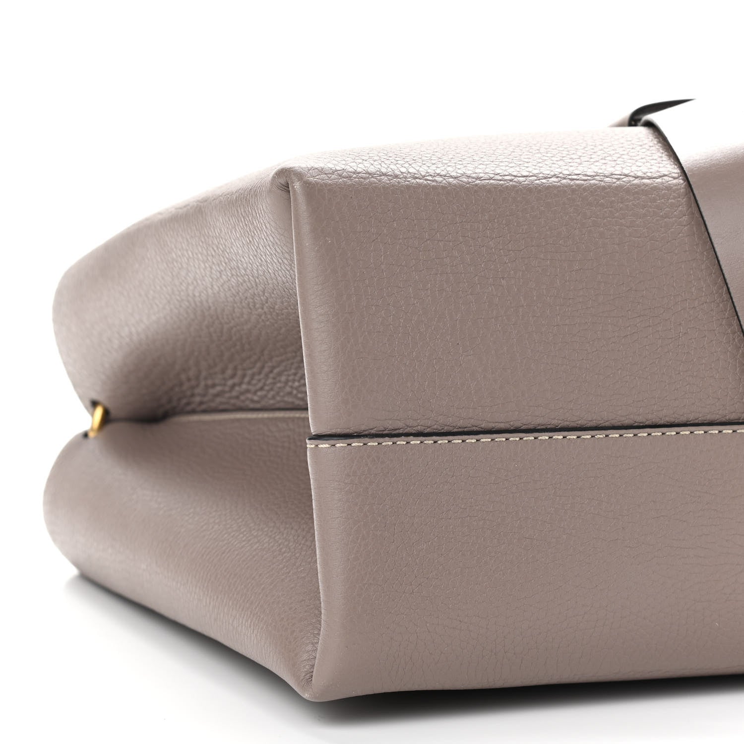 Valentino Garavani Pebbled Calfskin VRing Tote Bag Clay 8 of 10