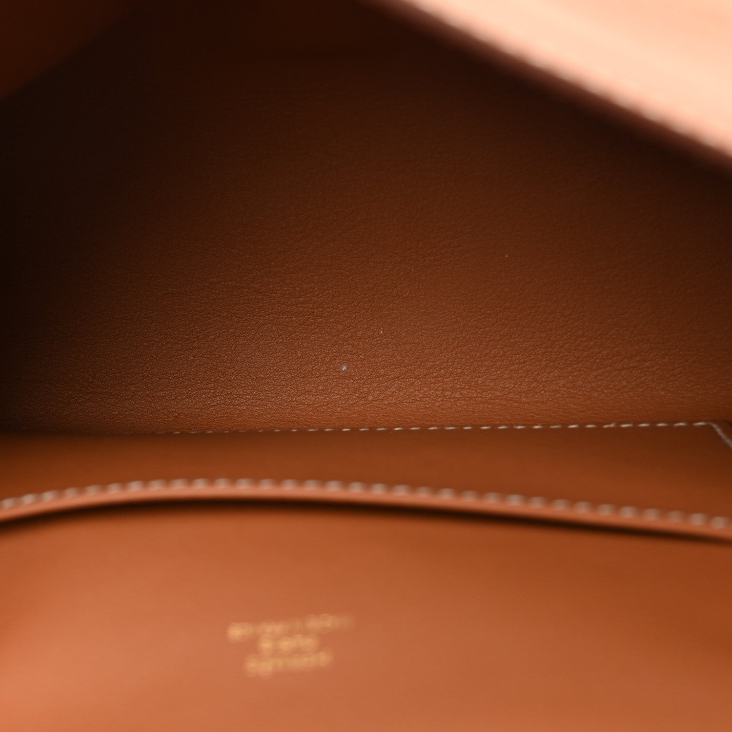 Hermes Swift Kelly Pochette Clutch Gold 5 of 7